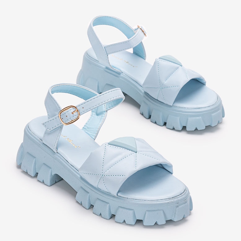 Siniset sandaalit Ferlandin alustalla sininen 1