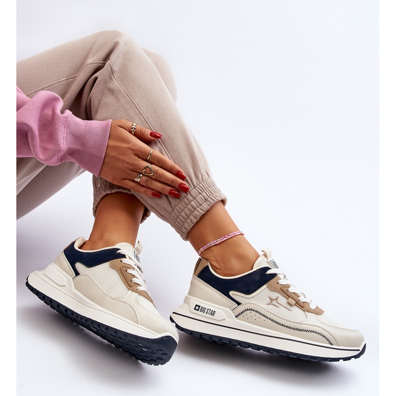 Big Star naisten tennarit NN274A092 beige 2