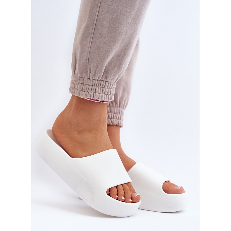 Naisten paksupohjaiset varvastossut, valkoinen Oreithano 2