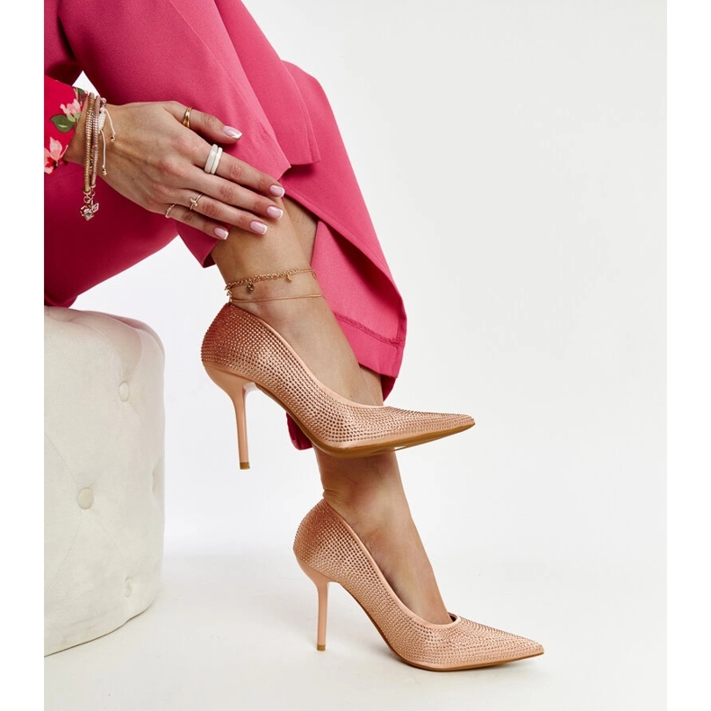 Lienan vaaleanpunaiset korkokengät vaaleanpunainen 1