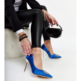 Siniset Elife-korkokengät kuutiozirkonialla sininen 1