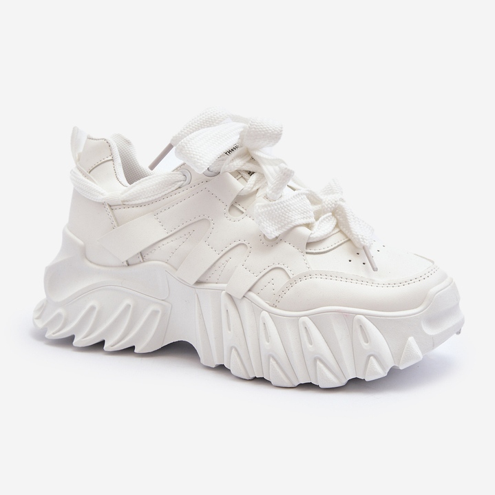 Naisten tennarit, joissa on paksu pohja, valkoinen Ellerai 1