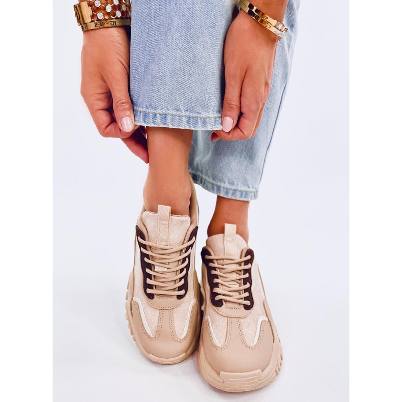 Lammes Khaki naisten tennarit beige 1