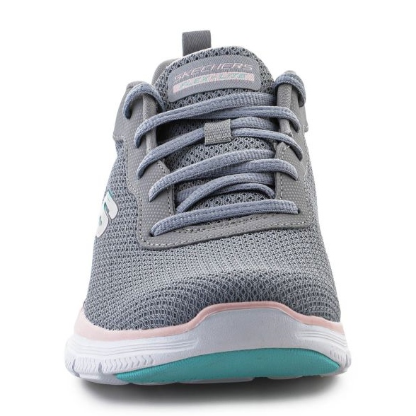 Skechers Flex Appeal 4,0 W kengät 149303-GYLP harmaa 1