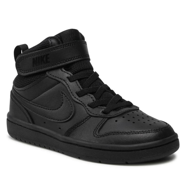 Nike Court Borough Mid 2 Jr CD7783-001 kengät musta 1