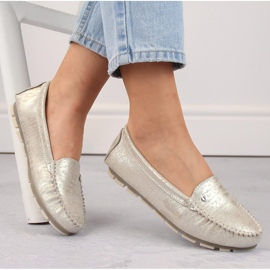 Filippo DP2037/24 GO naisten nahkaiset mokasiinit beige 1