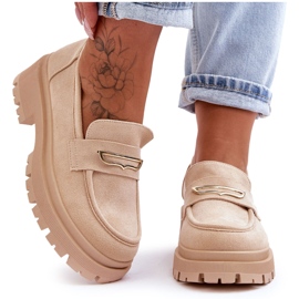 Seastar Naisten mokkanahkaiset lippaat beige Pure Love 5