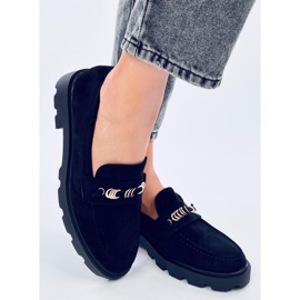 Molla Black naisten mokasiinit musta 1