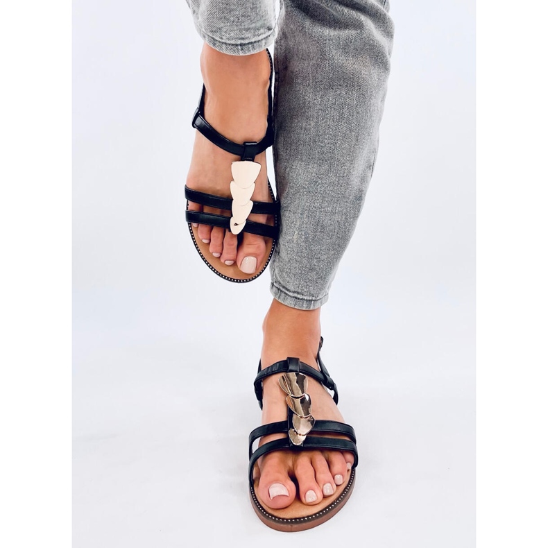 Hermine Black naisten sandaalit musta 1