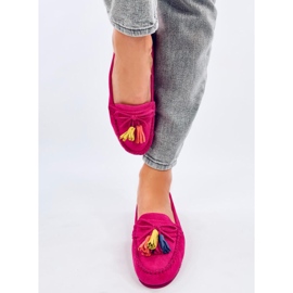 Tamla Fuchsia Fringed Loafers vaaleanpunainen 1