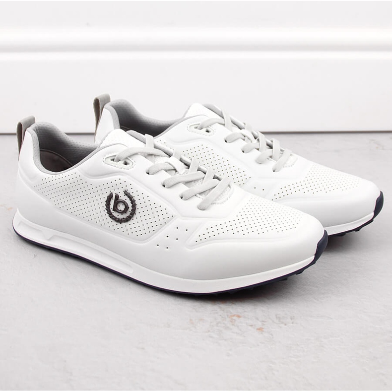 Miesten mukavat urheilukengät, valkoinen Bugatti NN153239 1