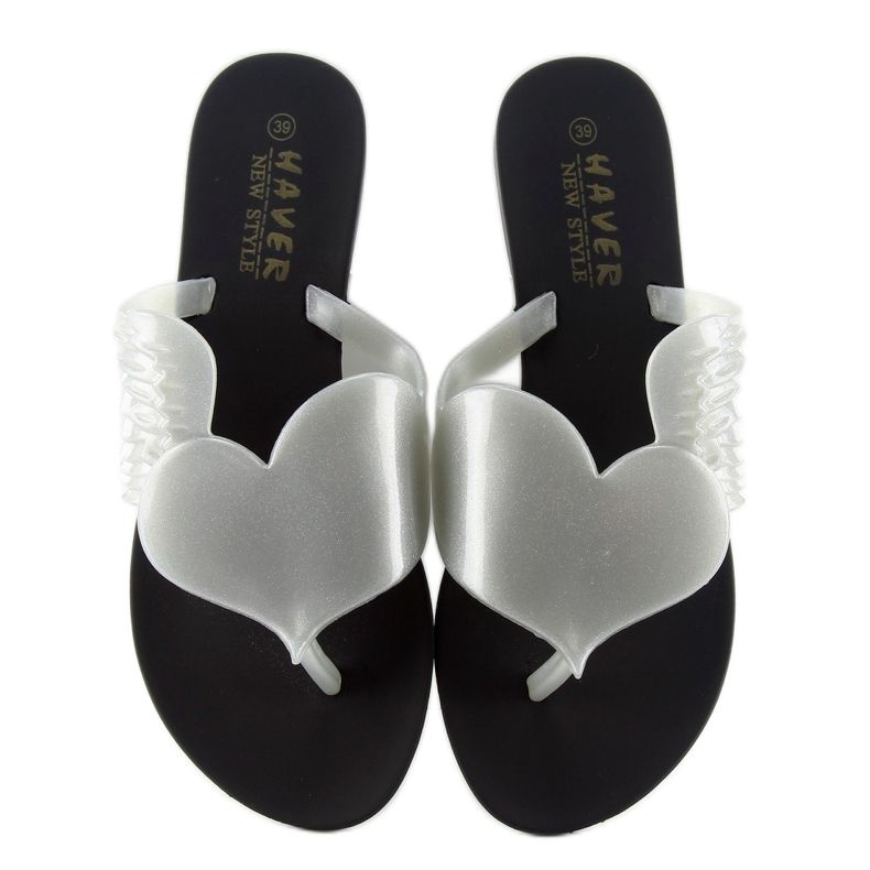 Meliski Lentävä sydän KM116 BLACK / SILVER valkoinen 1