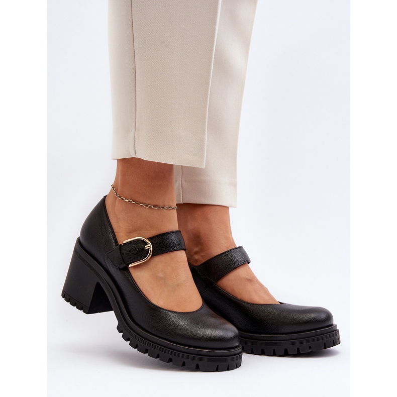 Zazoo 20166 nahkapumput musta 2