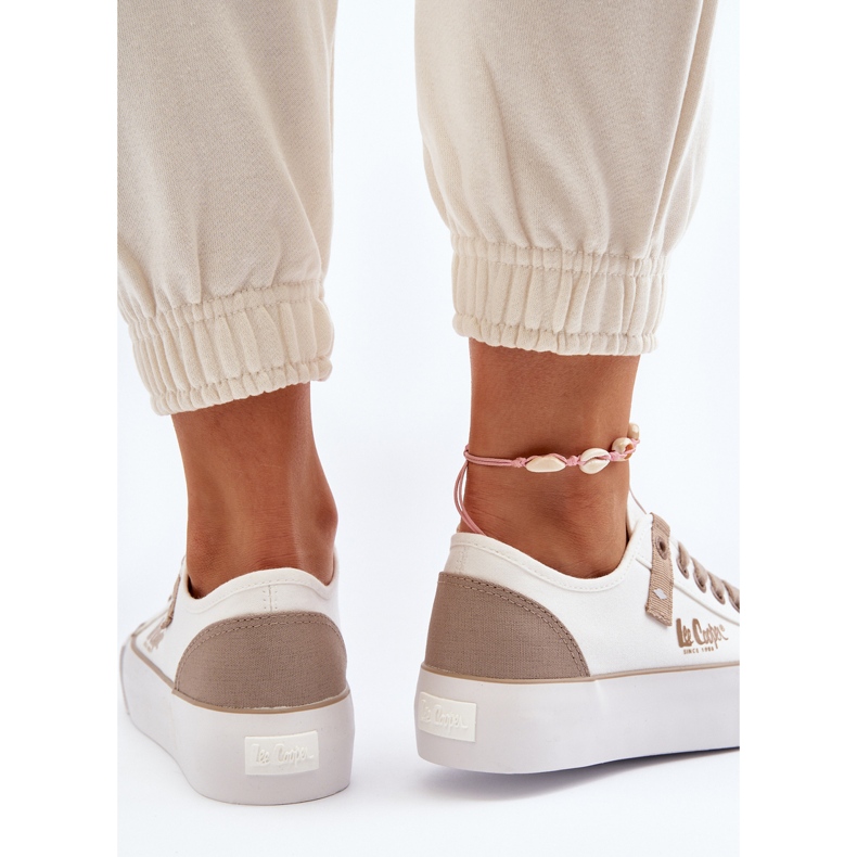 Lee Cooper LCW-24-31-2198 naisten lenkkarit, valkoinen 2