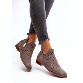 Vinceza Naisten matalat saappaat Harmaa Janetris 1