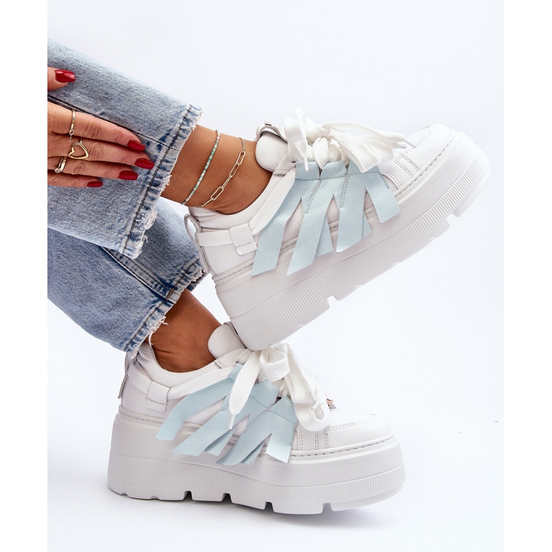 Zazoo 2F-7033 Tennarit massiivisella alustalla, siniset sininen 1