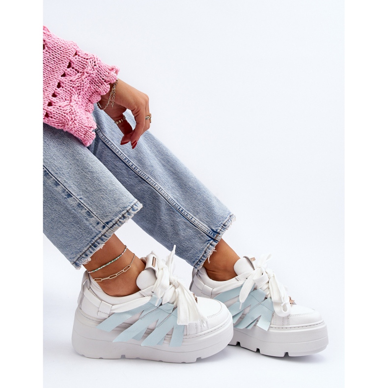 Zazoo 2F-7033 Tennarit massiivisella alustalla, siniset sininen 2