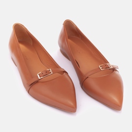 Marco Shoes Helenin balerinat ruskea 1