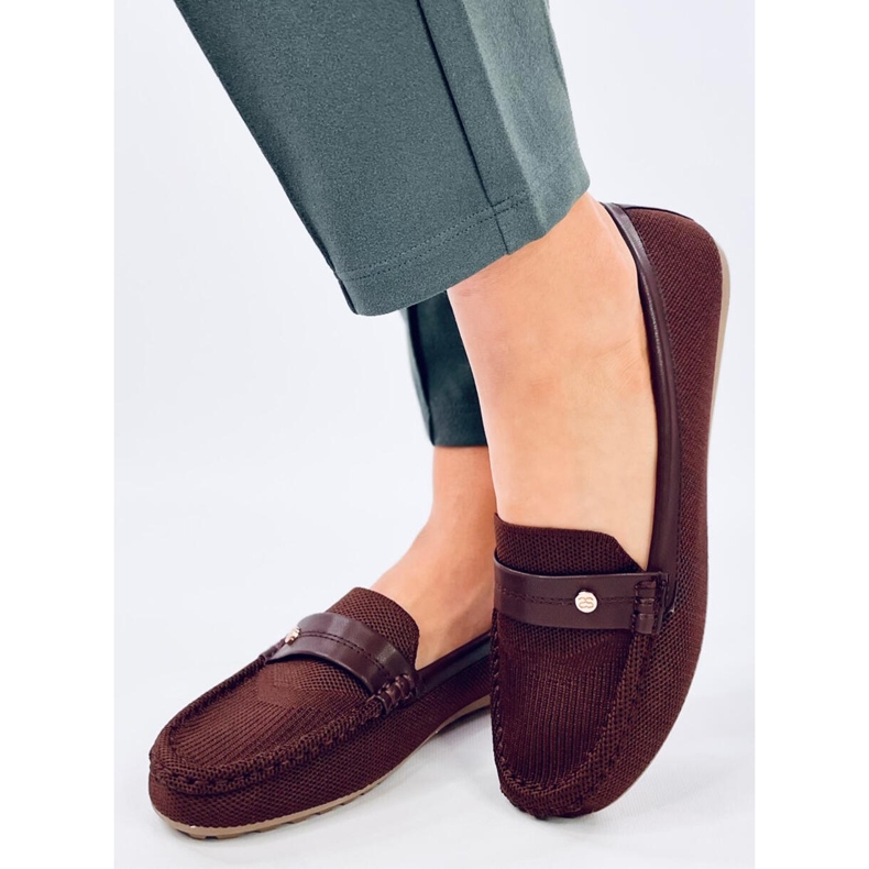 Yuriko Marrone pehmeät naisten mokasiinit ruskea 1