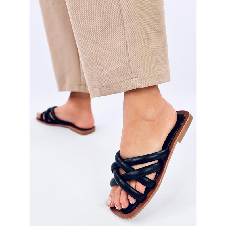 Zola Black naisten tossut musta 2