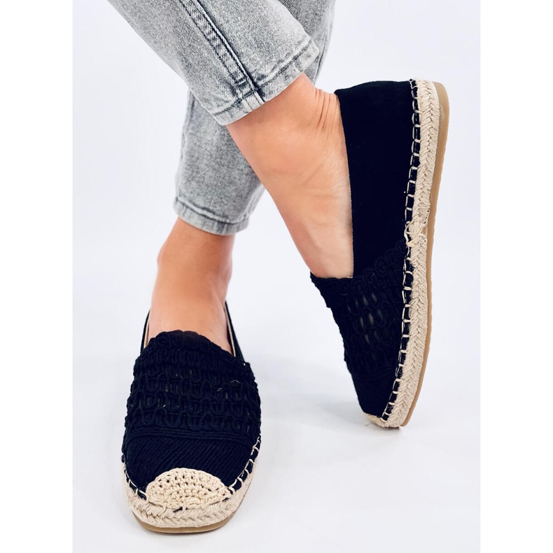 Alices Black naisten espadrillit musta 1