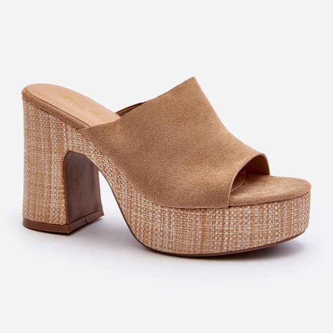 Naisten korkokengät, ruskea, Siobhan beige 1