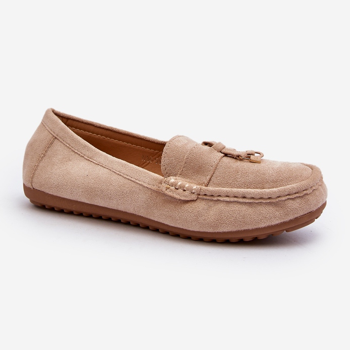 Naisten mokkanahka Classic Moccasins Beige Ontala 2