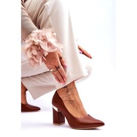 Lewski Shoes Nahkapumput Lewski 3117 Ruskea 3