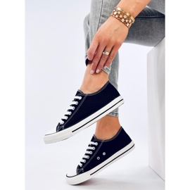 Klassiset nauhalliset lenkkarit Levens Black (valkoinen pohja) musta 1