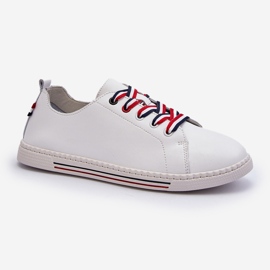 Vinceza Naisten nahkaiset tennarit, valkoiset Litzy valkoinen 2