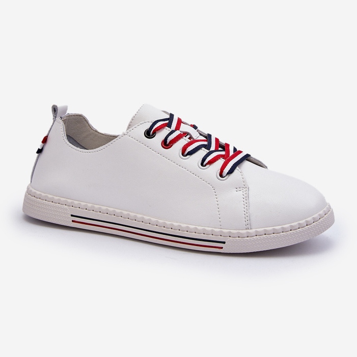 Vinceza Naisten nahkaiset tennarit, valkoiset Litzy valkoinen 2