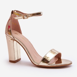 Kultaiset Thakko-korkokengät kultainen 1