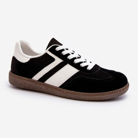 Naisten matalat tennarit, urheilukengät, mustat Eudiopis 1