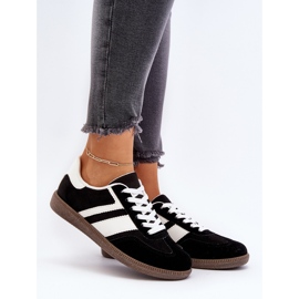 Naisten matalat tennarit, urheilukengät, mustat Eudiopis 2