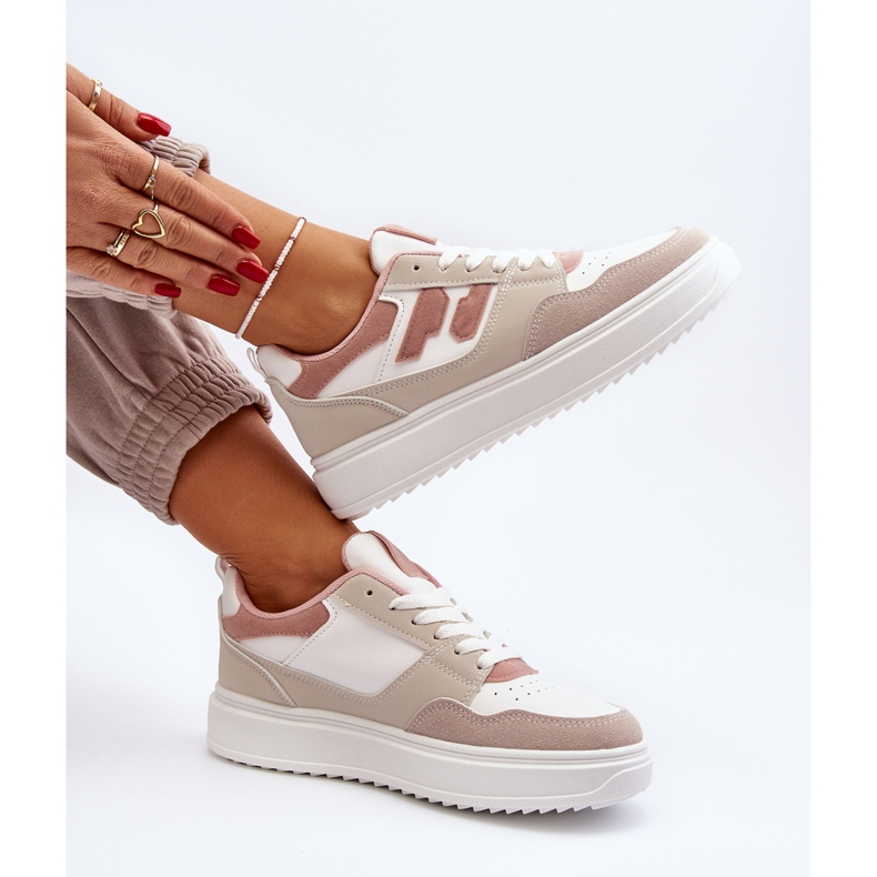 Beige Regines naisten matalat tennarit 2