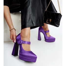 Mikean violetit korkokengät violetti 1