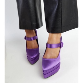 Mikean violetit korkokengät violetti 3