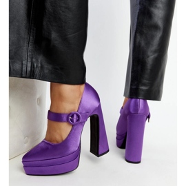 Mikean violetit korkokengät violetti 5
