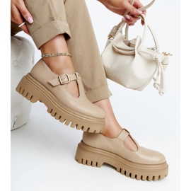 Karino tummanbeiget nahkakengät 1