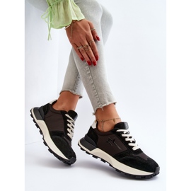 Naisten nahkalenkkarit Big Star NN274963 musta 1