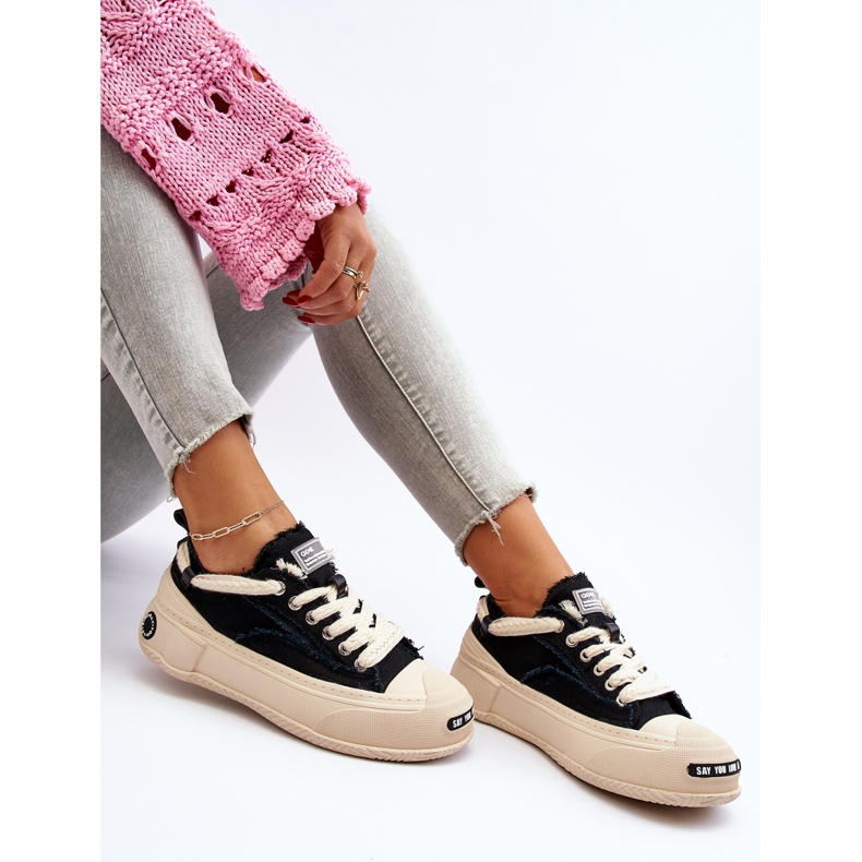 Naisten tennarit GOE NN2N4061 Musta 2