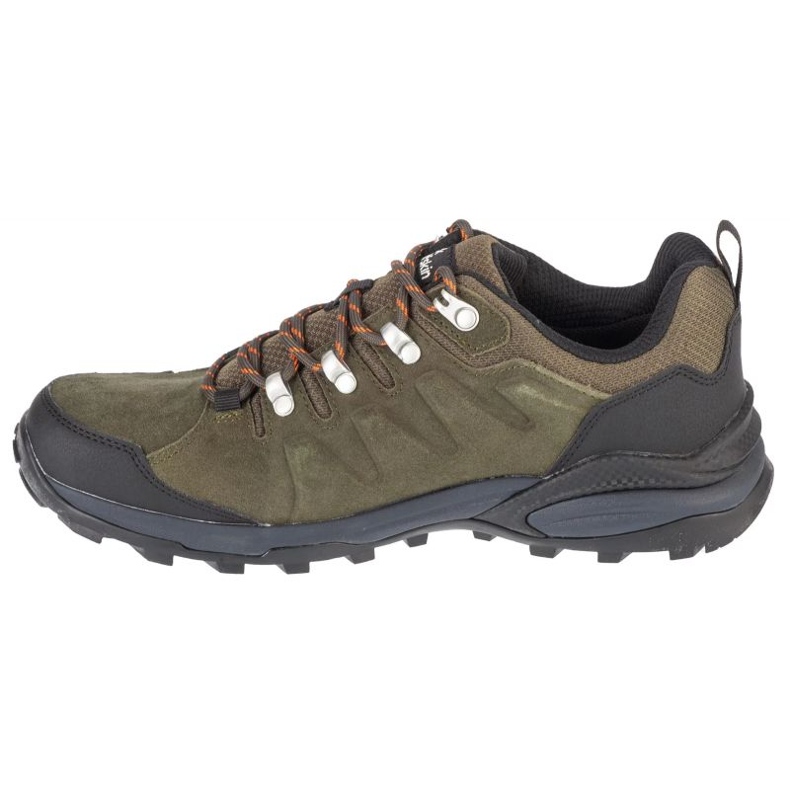Jack Wolfskin Refugio Texapore Low M -kengät 4049851-4287 vihreä 1