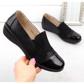 News Naisten mukavat slip-on kengät, musta Unisoft 1