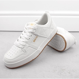 Valkoiset miesten urheilukengät Big Star NN174093 valkoinen 1