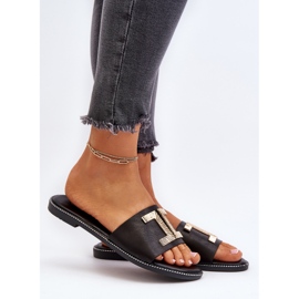 Seastar Naisten varvastossut koristeena, musta Ollavia 2