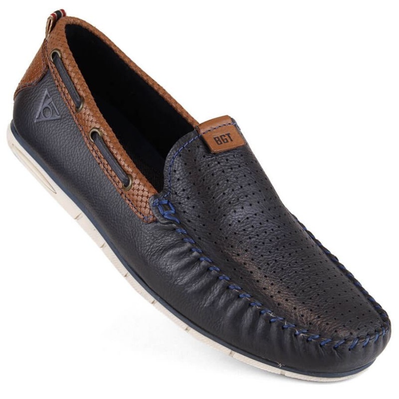 Bugatti M INT1990 nahkakengät, laivastonsininen 1