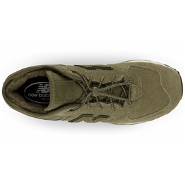 New Balance W JrGV574HG1 eristetyt kengät vihreä 2