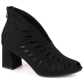 Potocki W WOL225A mokkanahkanilkkurit, mustat 1