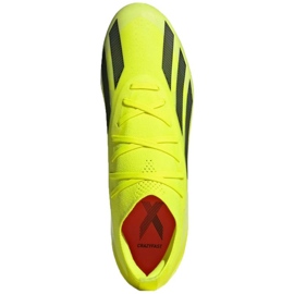 Adidas X Crazyfast Pro Fg IG0601 jalkapallokengät keltainen 2