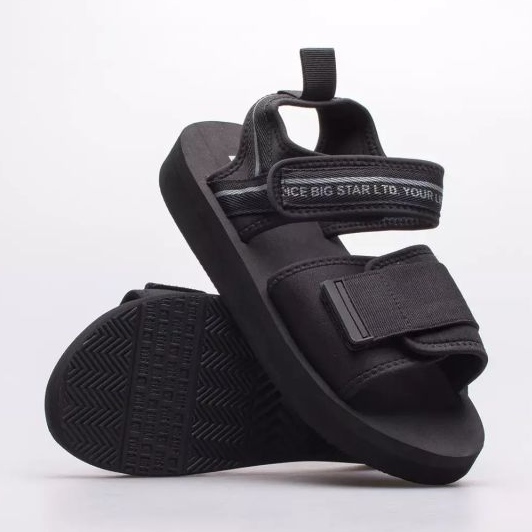 Naisten tarranauhasandaalit Big Star LL274784 musta 5